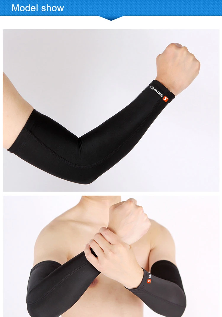 923#Compression Arm Sleeve Sport Compression Slimming Elbow Arm Sleeve