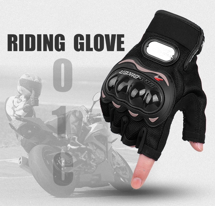 Fingerless Motorcycle Gloves Protective Moto Riding Motorbike Male Glove Motocross Motor Biker MTB Bike Tactical ATV Dh Gloves