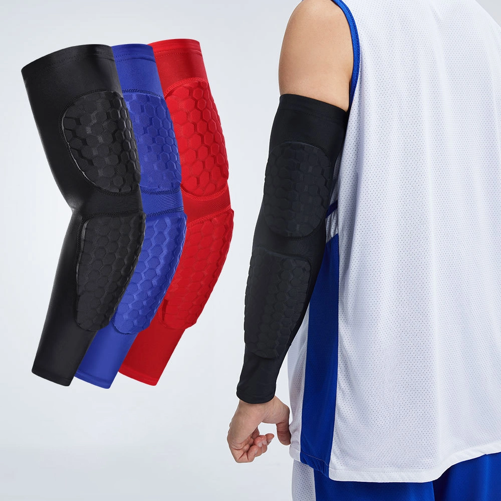 Custom Elastic Arm Sleeve Elbow Pad for Gym Basketball