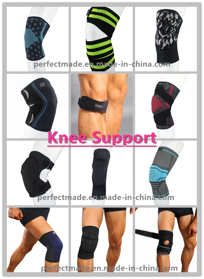 Elastic Compression Knee-High Leg Support Knee Sleeve for Sports