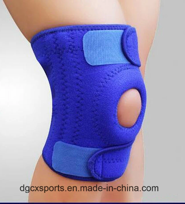 Knee Elbow Wrist Wrap Support, Open-Patella Stabilizer Knee Brace with Adjustable Strapping &amp; Extra-Thick Breathable Protective Neoprene Sleeve