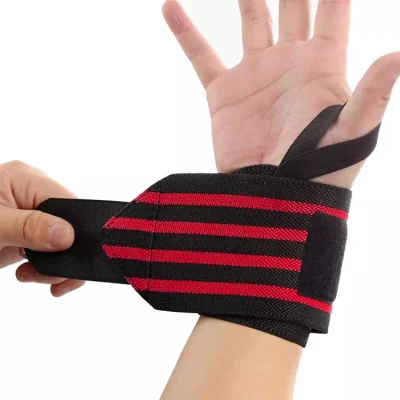 Weight Lifting Wrist Wraps with Thumb Loops Workout Gym Fitness Wrist Wraps