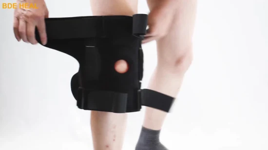 Adjustable Hinged Patella Knee Support Brace for Pain Relief and Knee Joint Protection