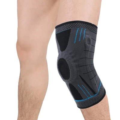 2056#Breathable Nylon Knee Pads/Knee Support/Knee Brace Elastic Sleeve Protection Acupressure Adjust for Basketball