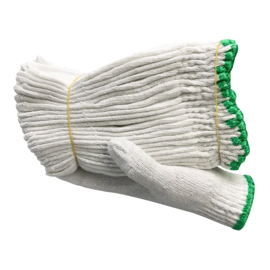 Factory Price Wear-Resistant Labor Protection Workout Gardening White Cotton Gloves